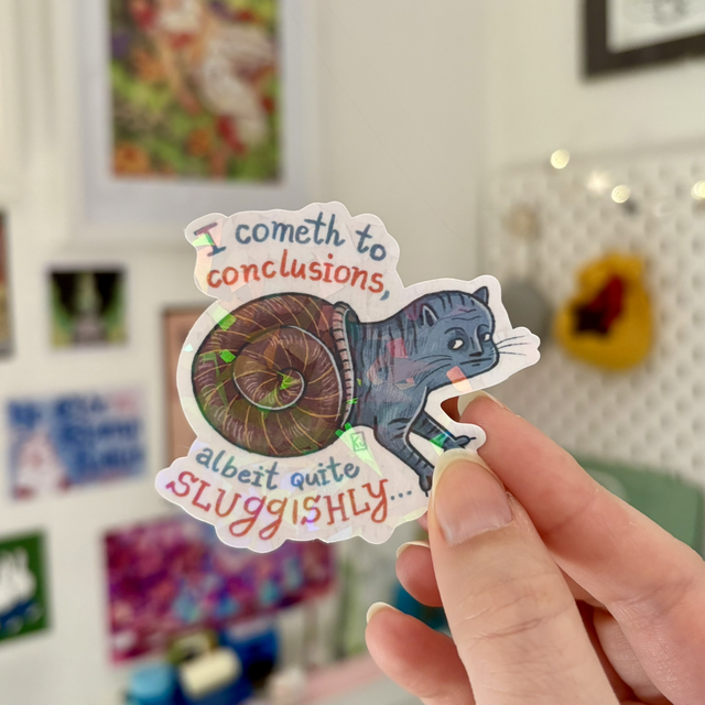 Sluggishly single sticker (posamezna nalepka)