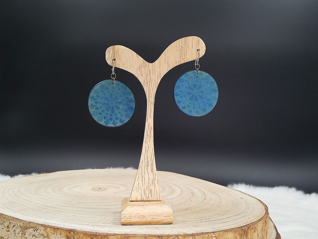 Avalon, boucles d'oreilles en cuir