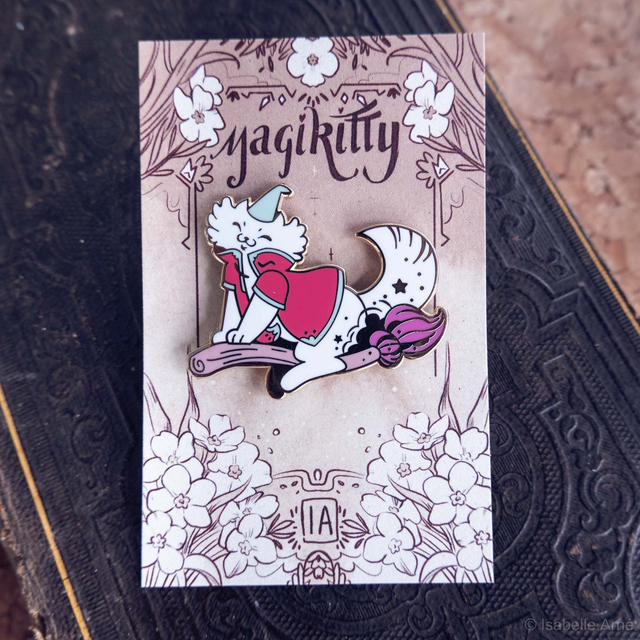 Pin's - Fluffy sur son balais