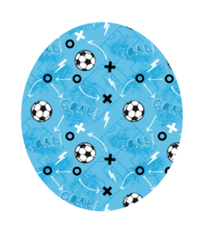 Footballs Light Blue Over patch Guardian 4