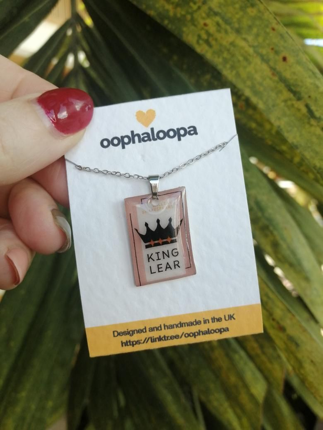 Book necklaces
