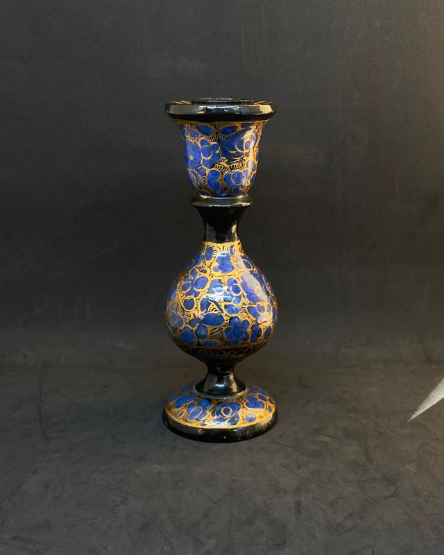 Bougeoir papier mâché ancien 