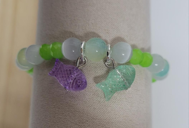 Bracelet pierre Sélenite 