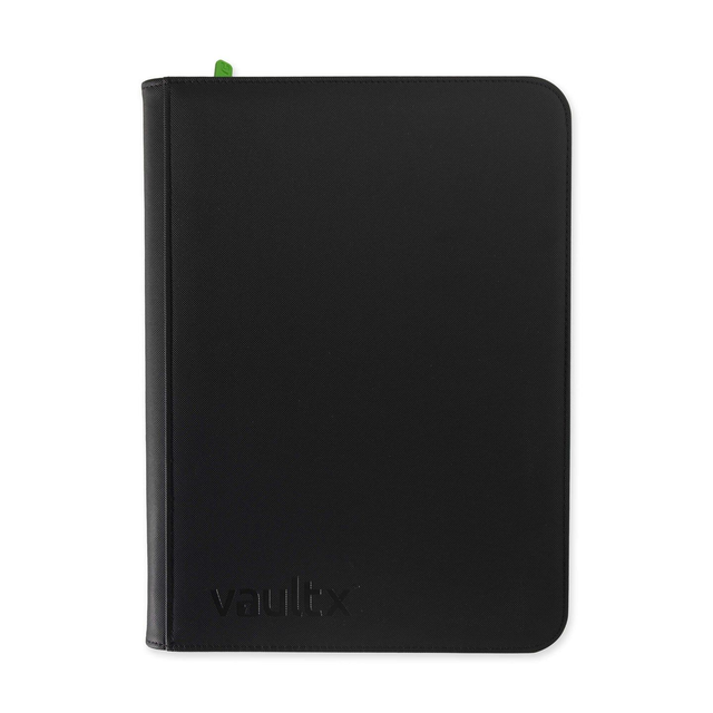 Vault X 9 Pocket Black Zip Binder