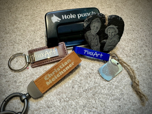 Laser engraving and cutting