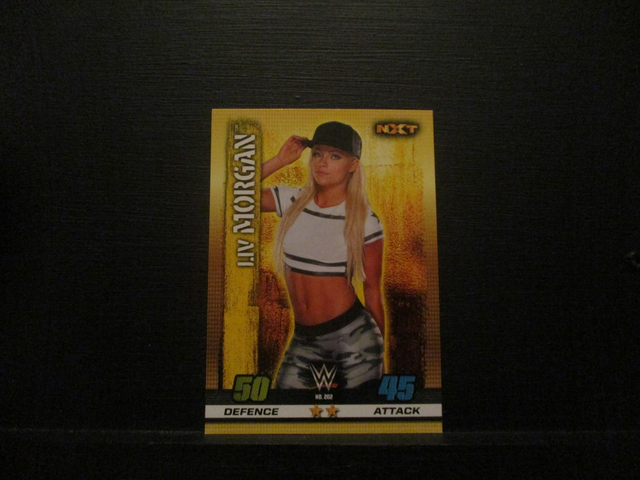 Liv Morgan - NXT Slam Attax 10th Edition Original Trading Card #202