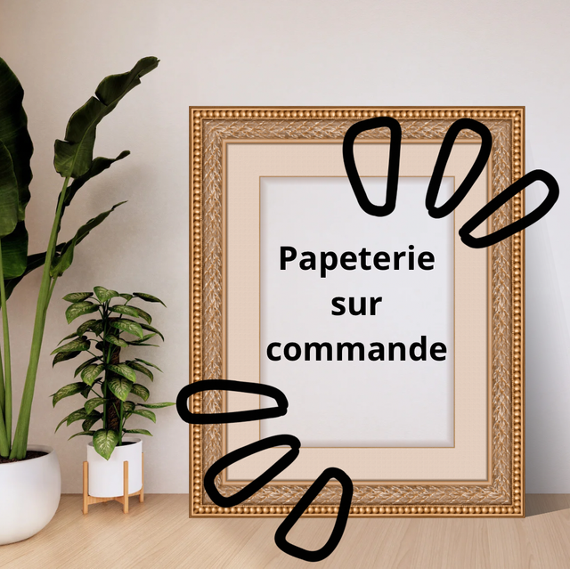 Cartes et articles de papeterie sur mesure 