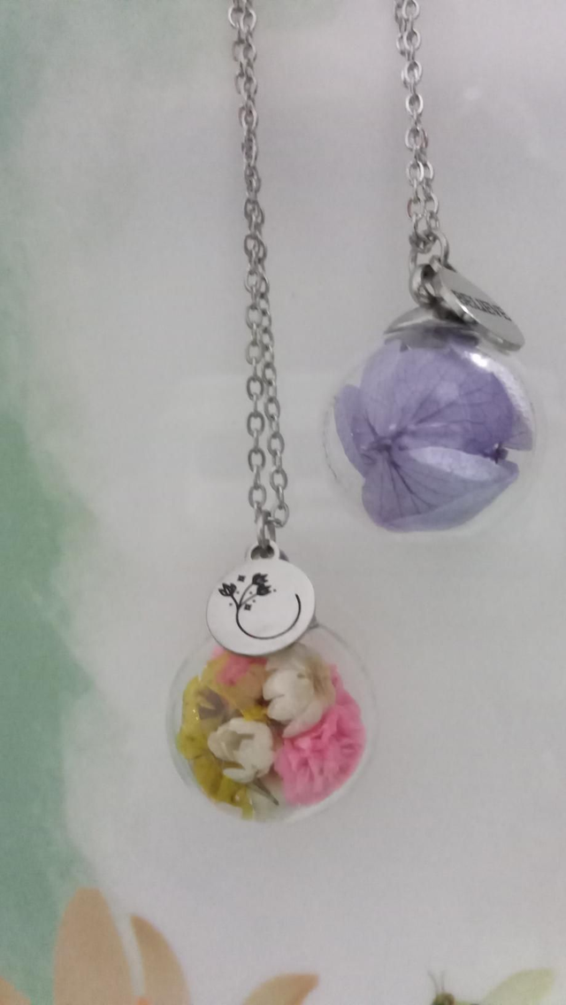 Collana " fiorisci sempre" fiori di campo