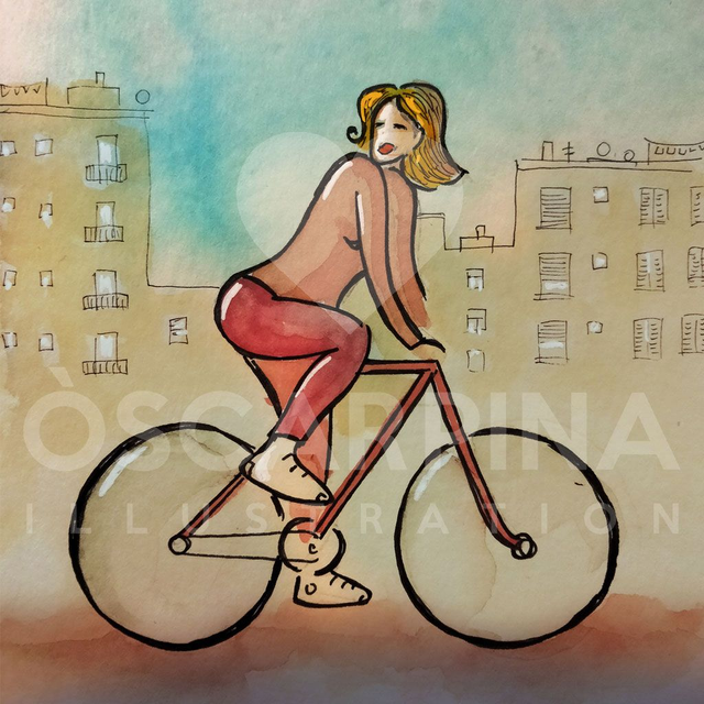 113 - Ciclistas - Vila de Gràcia