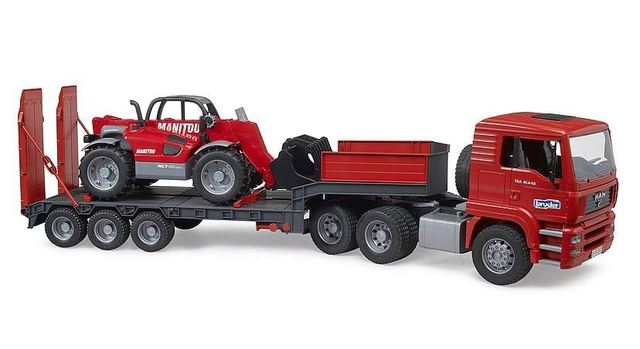 Camion de transport MAN TGA avec Manitou télescopique MLT 633
 02774

