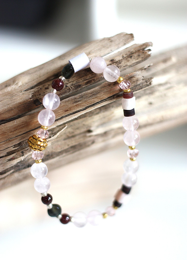 Bracelet Solo Perles d&#039;Harmonie - Apaisement+++ Force Protection &amp; Expression