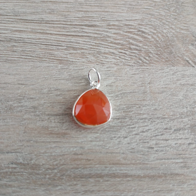 Dames hanger Carneool - 925 zilver (9.017)