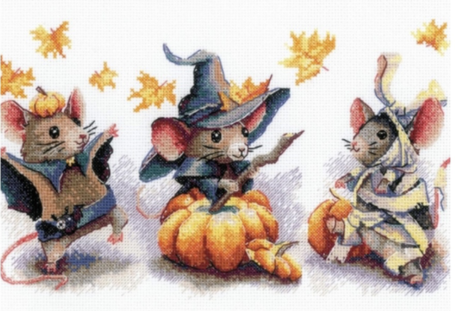 Riolis Spooky Mouse Cross Stitch Kit