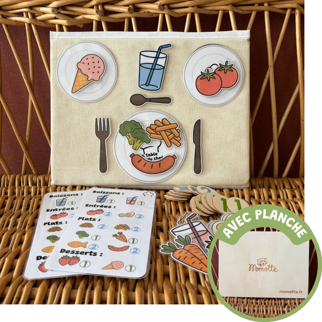 LA TABLE DU CHEF (avec planche)