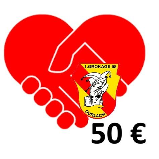 Spende 50€ mit Bescheinigung