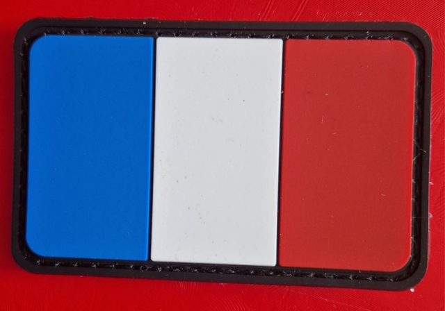 Patch drapeau français pvc