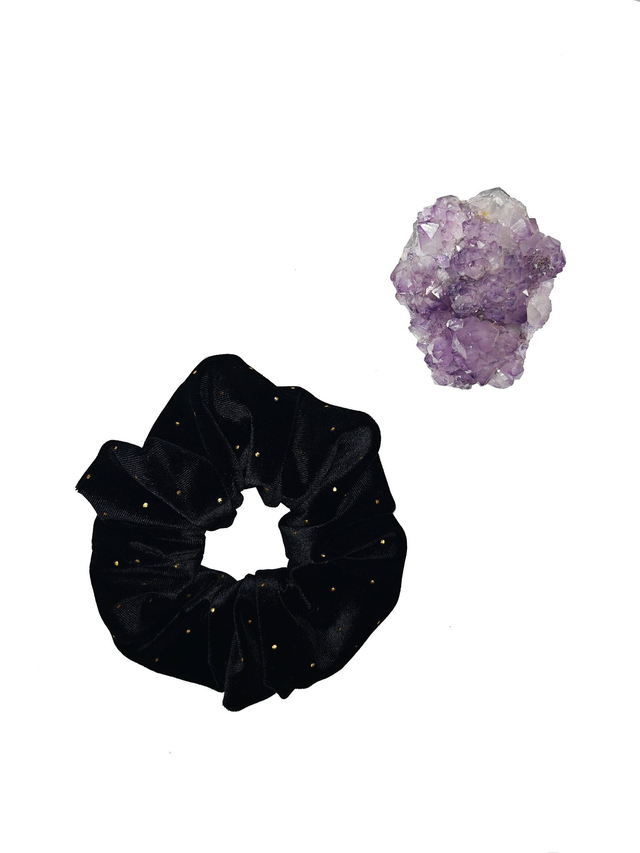 MAXICHOUCHOU VELOURS NOIR 