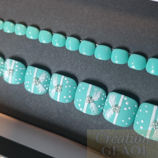 Mix Pearl Green little pieds