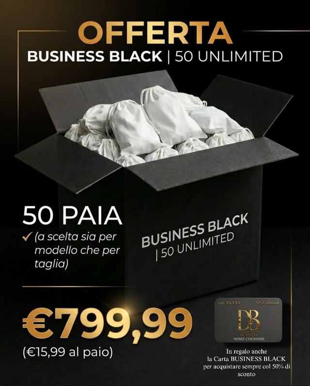 Offerta BUSINESS BLACK | 50 Unlimited