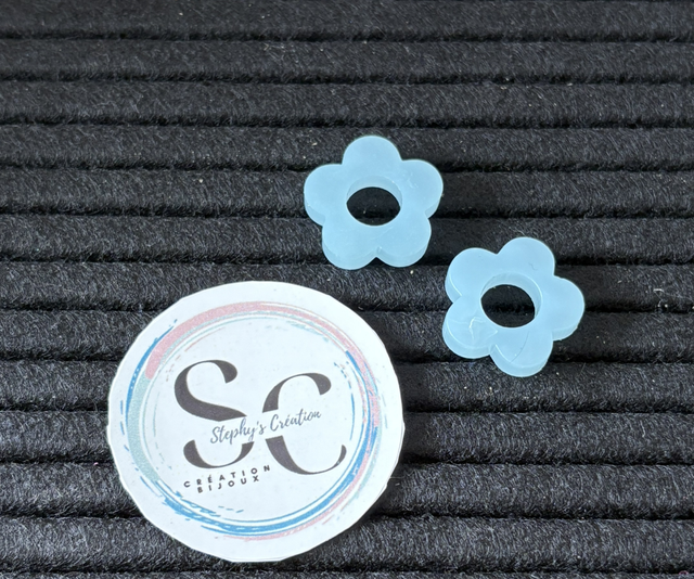 🩵Pampille "ANNA" – Baby Fleur Bleue Pastel 
