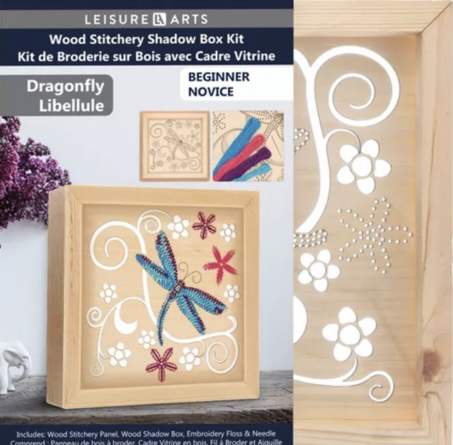 Wooden Stitchery Sewing kit - Dragonfly 