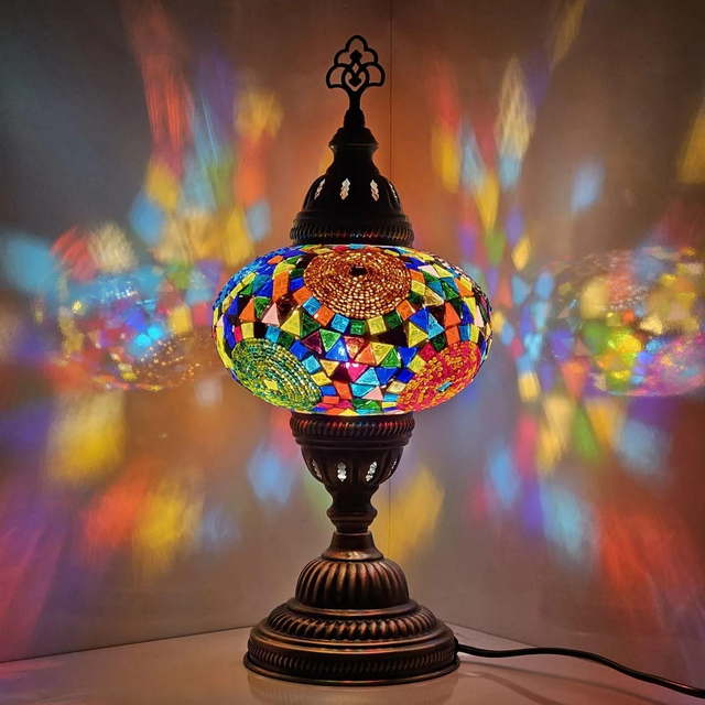 Large Mosaic Table Lamp