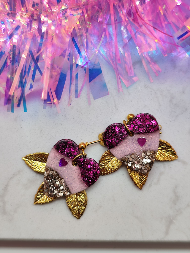 Boucles d&#039;oreilles Cupidon taille S