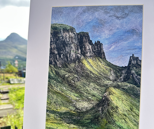 Mounted Giclee Print of The Quiraing