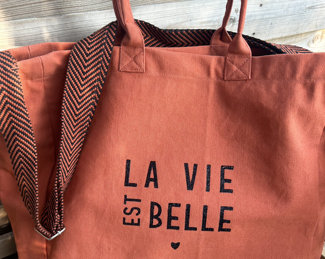 Sac roza : la vie est belle 
