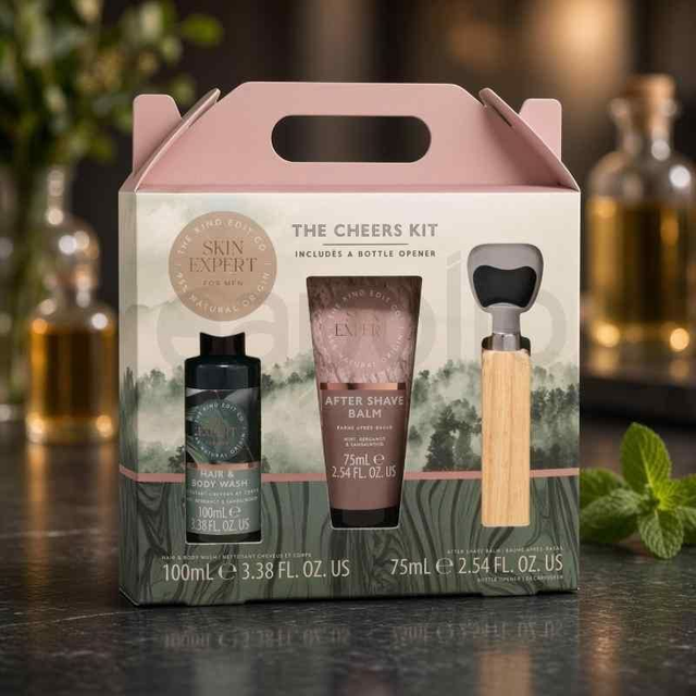 The Kind Edit Co. Skin Expert The Cheers Kit Gift Set – Hair & Body Wash