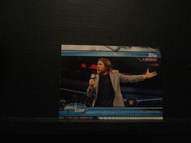 Daniel Bryan Gets Cleared For In-Ring Competition - Champions Original Trading Card #91