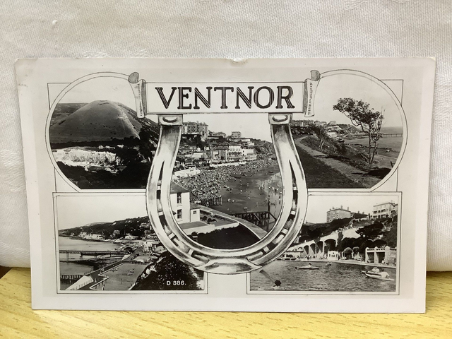 Ventnor, Isle of Wight, Multiview Postcard , Posted 1953 Dean, The Bay Series postcard. Our Ref No. R897 £2.50