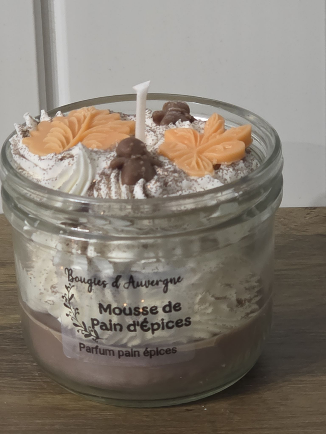 Mousse de pain d'épices parfums pain épices