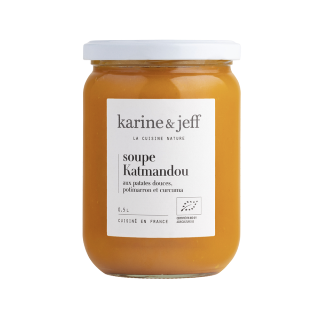 Soupe Katmandou : Patates Douces, Potimarron et Curcuma Bio - 0,50L