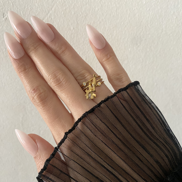 Bague charm breloque 