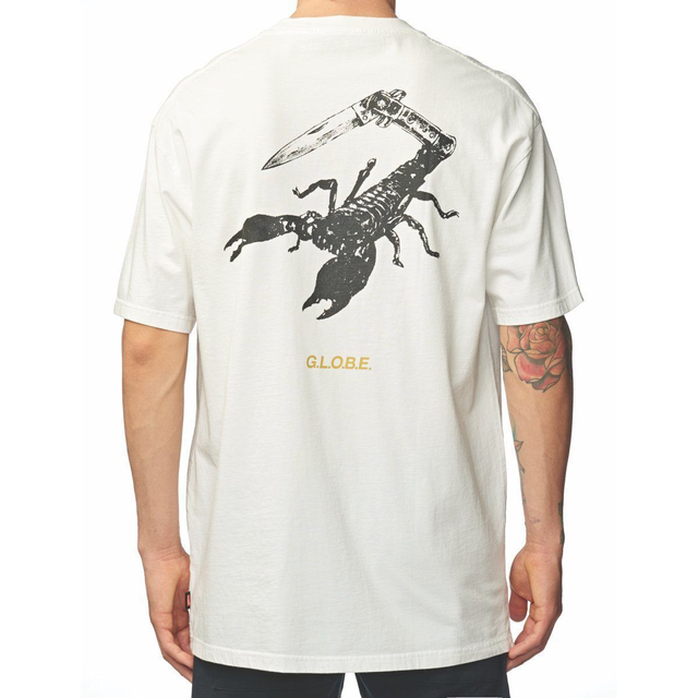 2024498T012 - GLOBE T-shirt uomo mezza manica con stampa scorpione