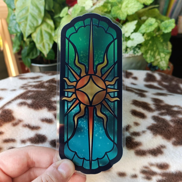 sunburst - PET bookmark