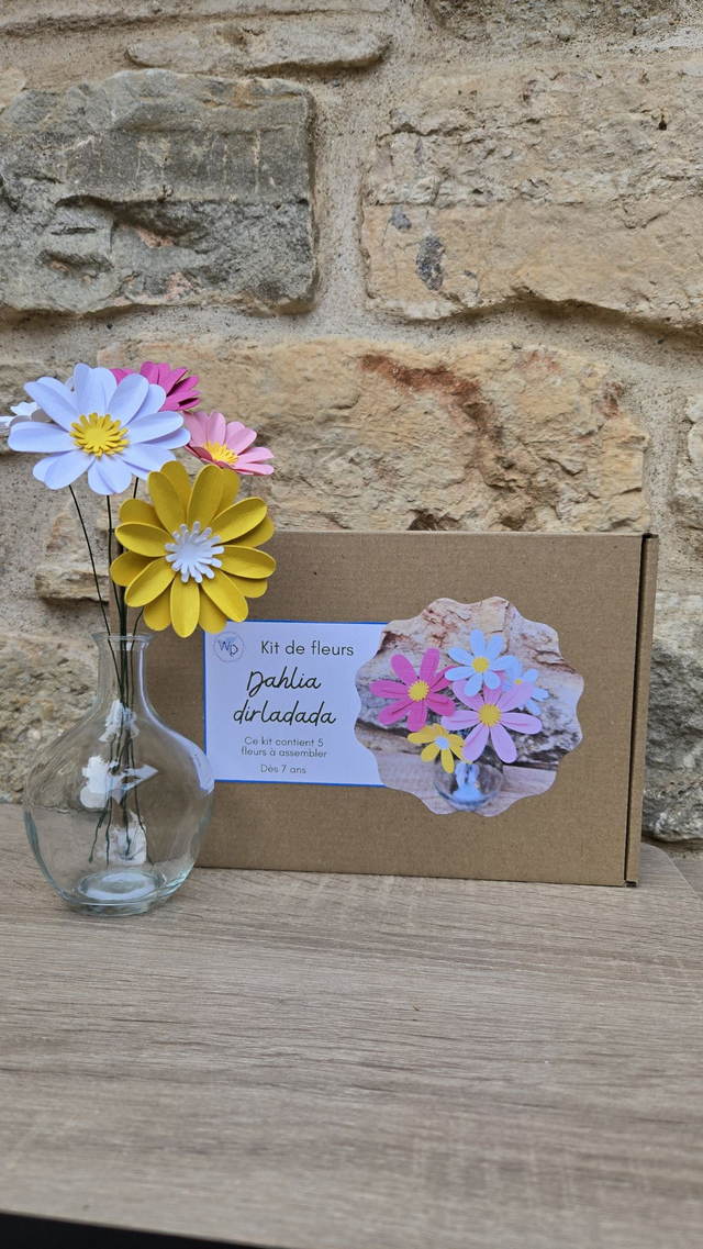 Kit de fleurs "Pas de soucis !" – Créez votre bouquet éternel