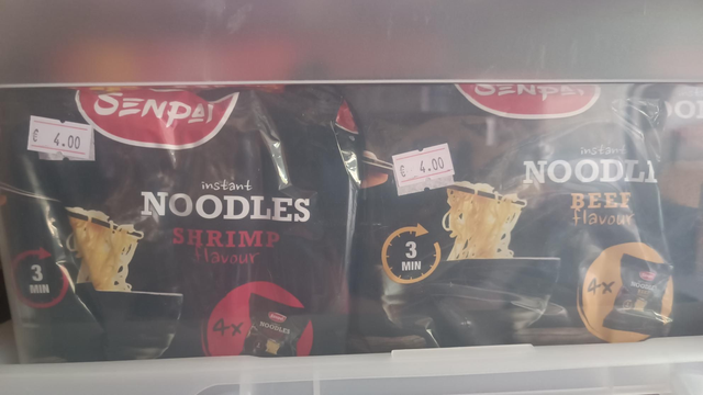 Noodles les 3 paquet au choix 