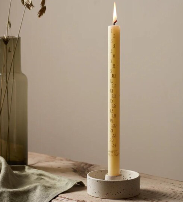 Ivory Advent Candle