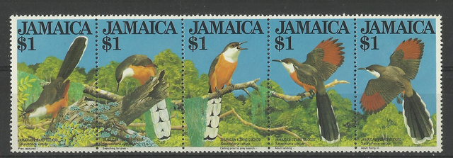 Jamaica 1982 Birds,Lizard Cuckoo MNH
