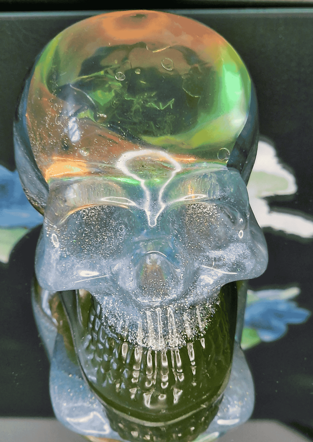 TETE DE MORT PAPILLONS