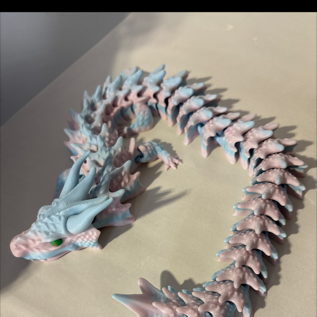 Flexi Dragon - Pink and Blue
