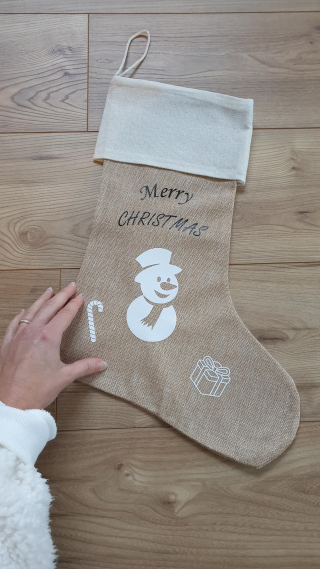 Botte de Noël BONHOMME DE NEIGE