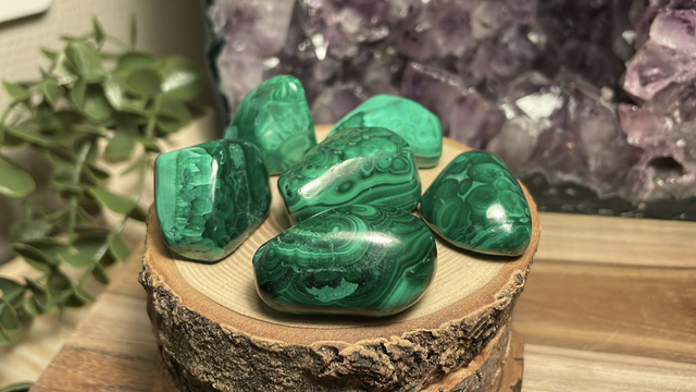 Pierre roulée MALACHITE (S)