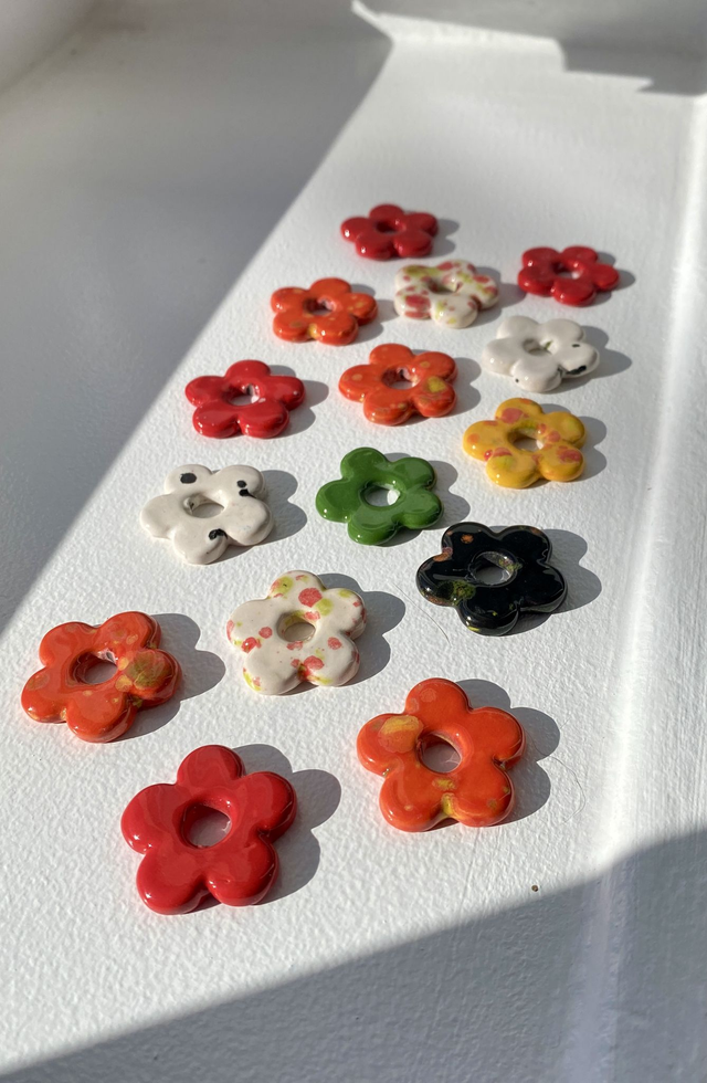 Réassort fleur en céramique