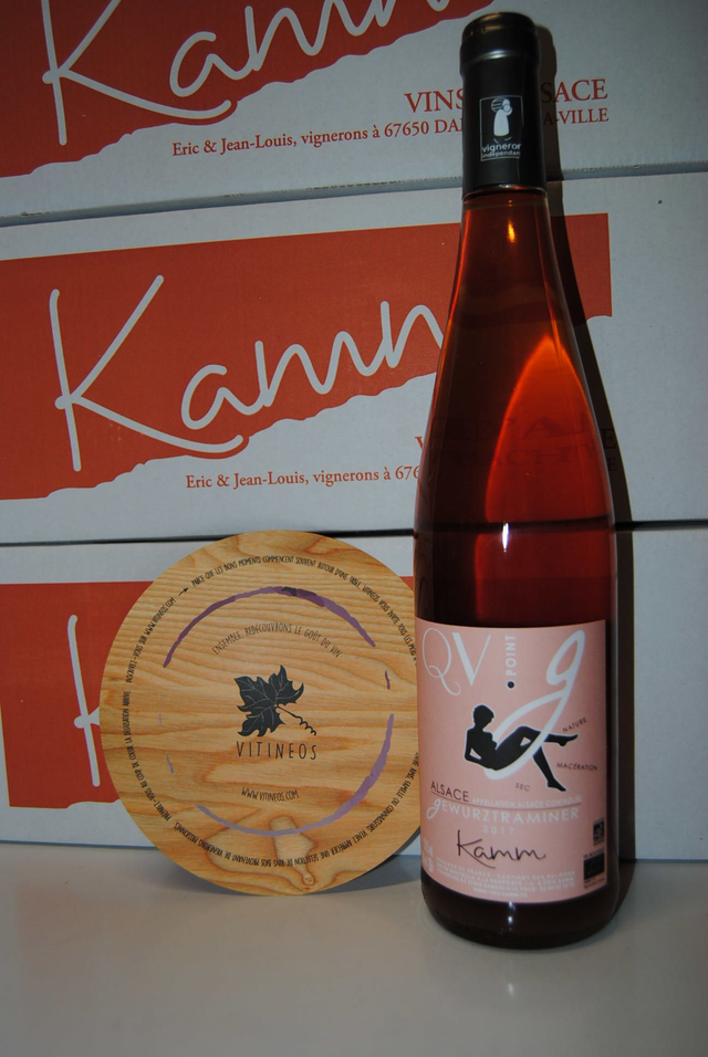 QV.G Macération de Gewurst Nature 2017 - Blanc Sec Tranquille - Domaine Kamm (Jean-Louis et Eric Kamm)