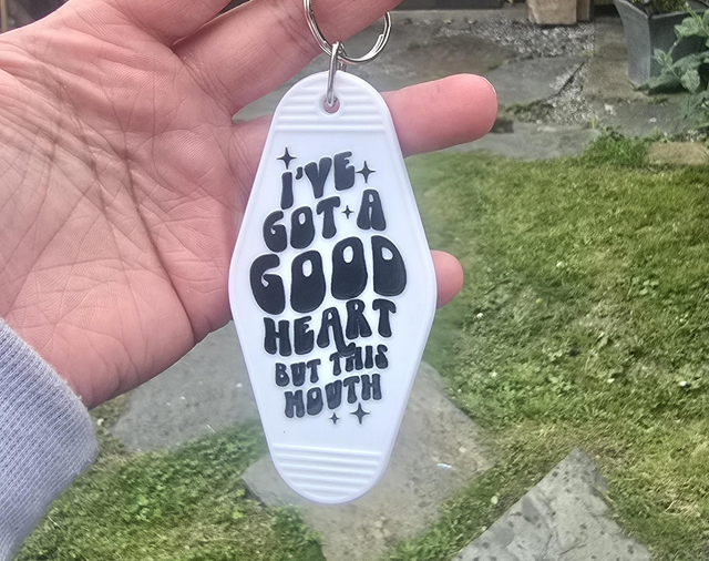 Good Heart, Savage Mouth Motel Keyring