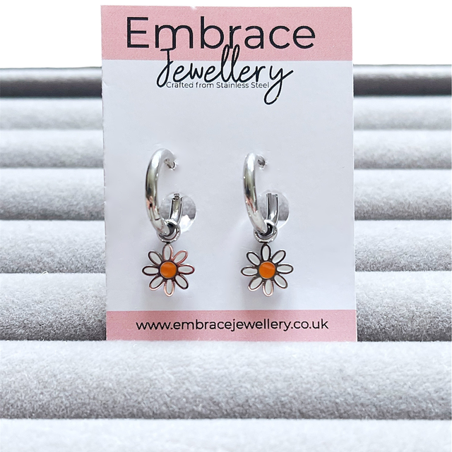 Daisy Huggie Earrings