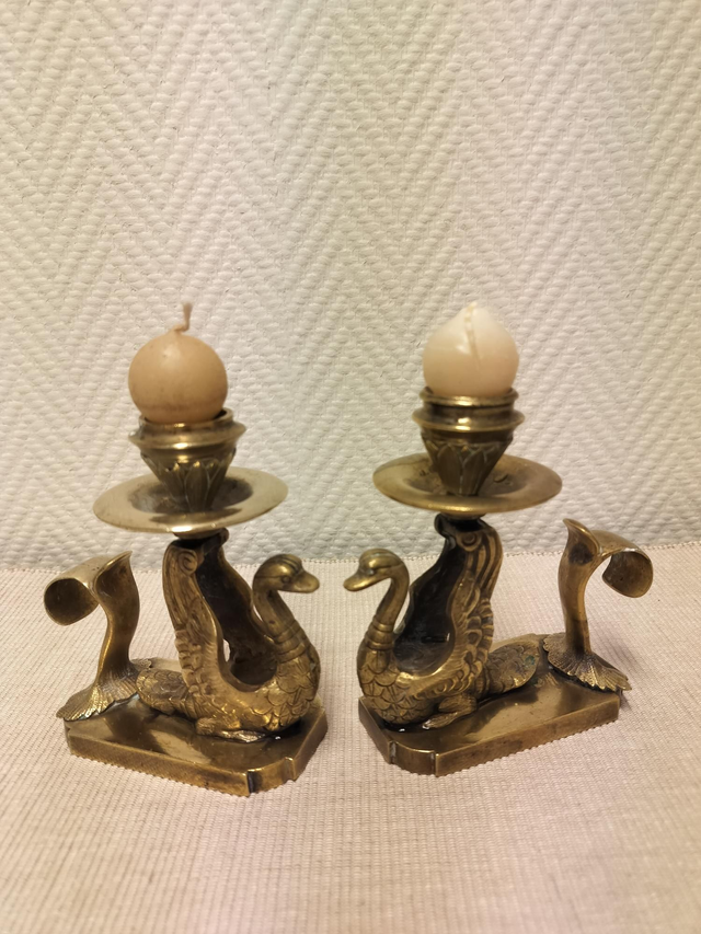 Kynttilänjalat messinki 2kpl #160